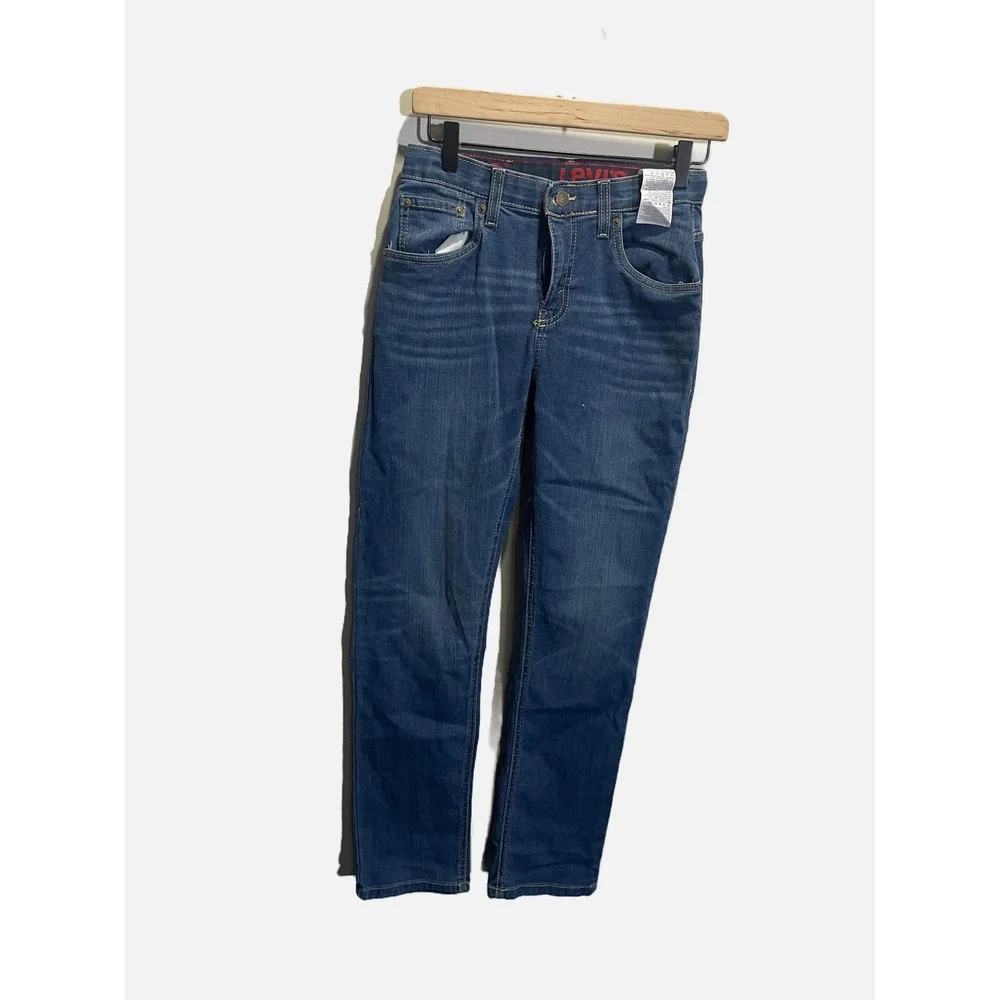Levi's‎ 514 Straight Fit Jeans Boys 16 Reg Blue Denim Classic Casual School